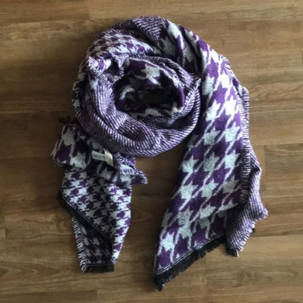 NWT Michael Kors patchwork wrap scarf